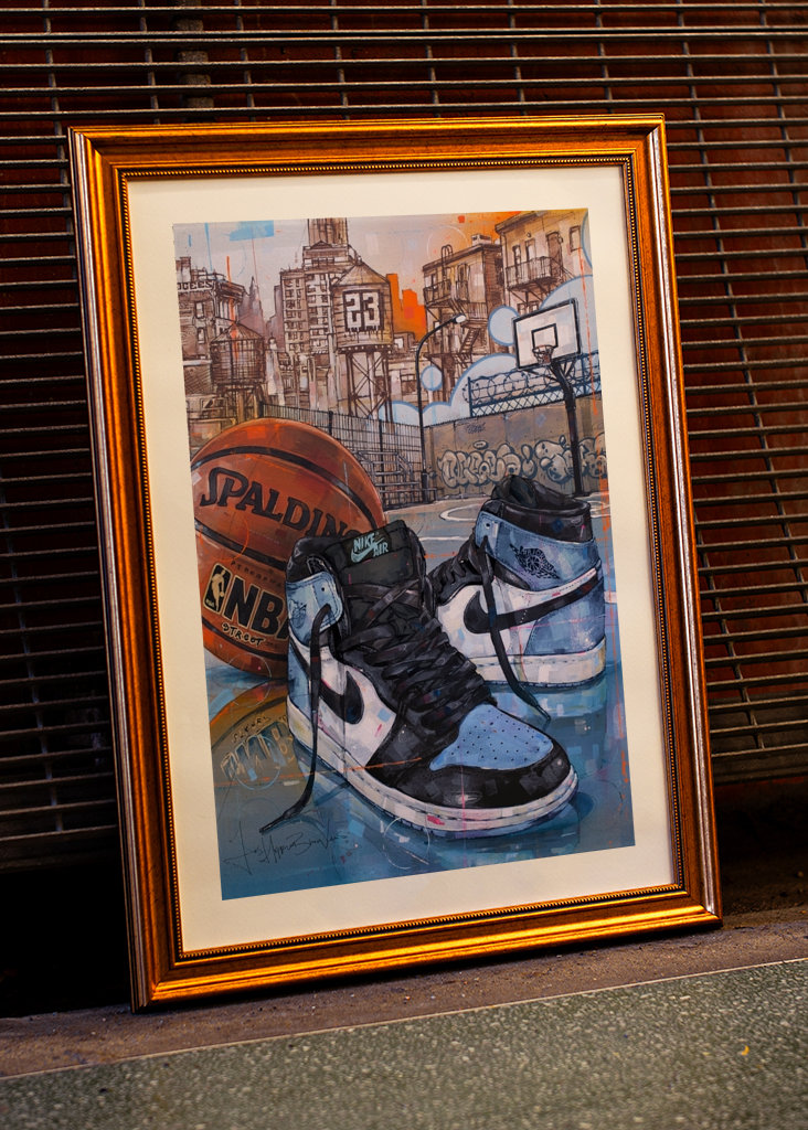 Pintura Nike air jordan 1