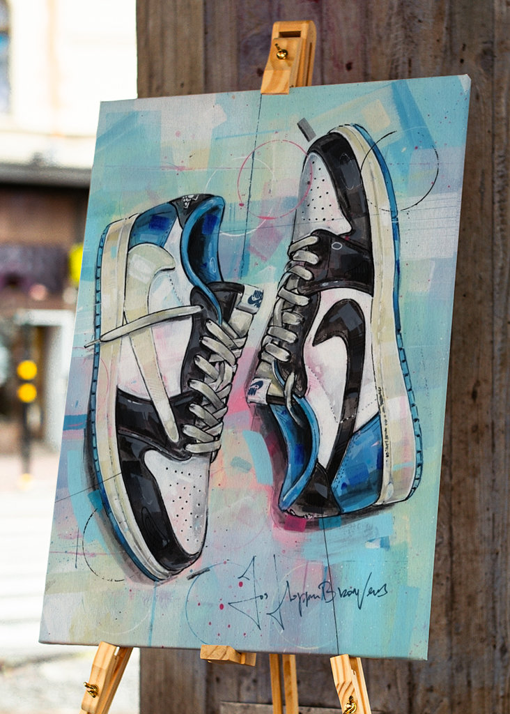 Jordan 1 fragment Travise Scotta