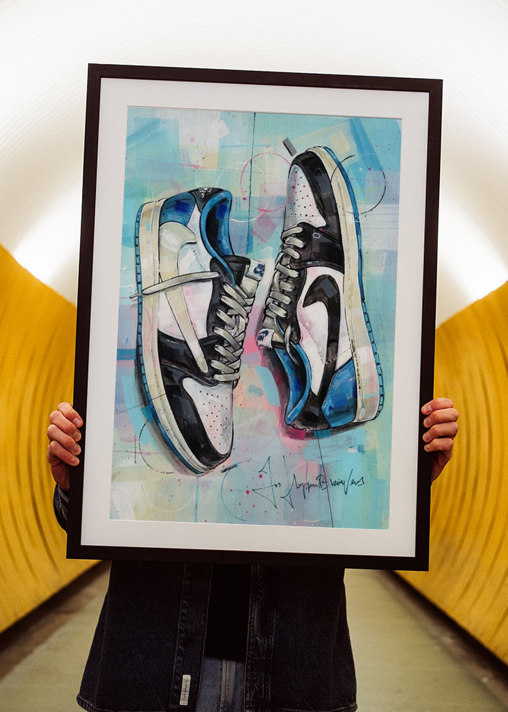 Jordan 1 fragment Travise Scotta