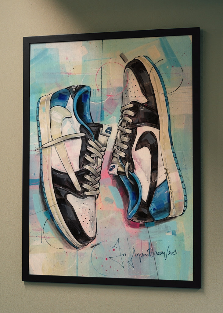 Jordan 1 fragment Travise Scotta