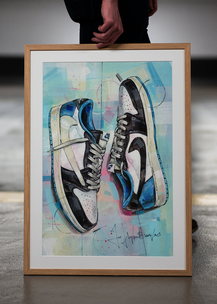 Jordan 1 fragment Travise Scotta