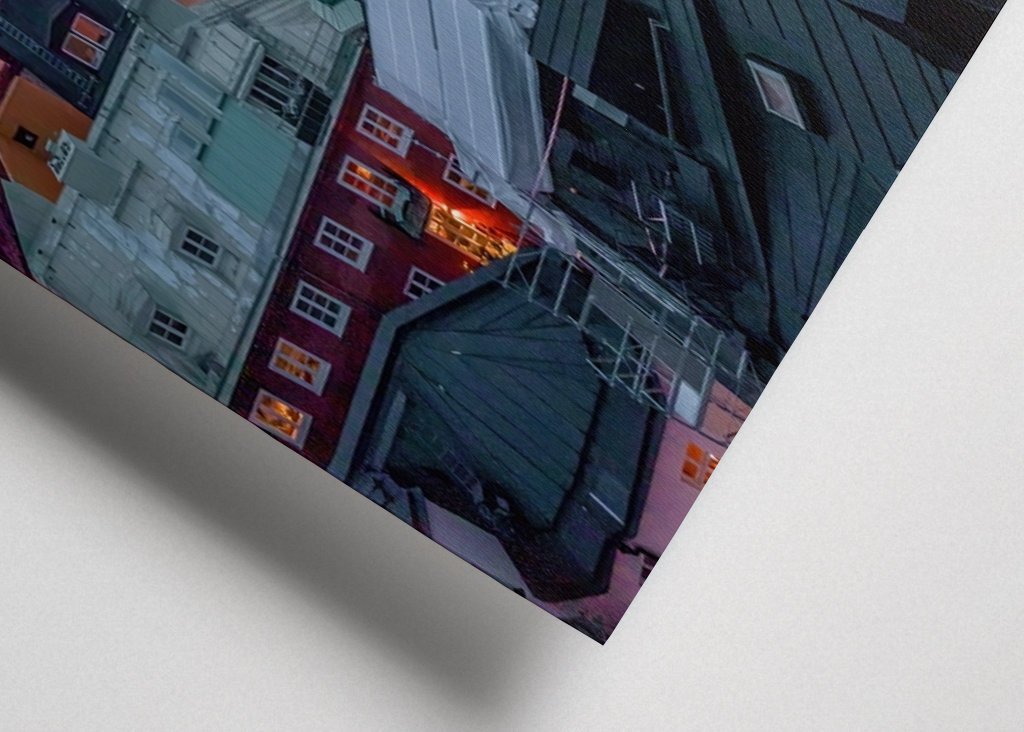 Stockholm Rooftop om natten