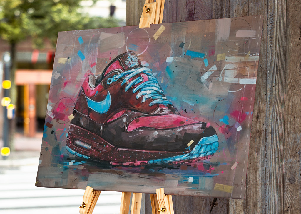 Air max 1 Parra Amsterdam art