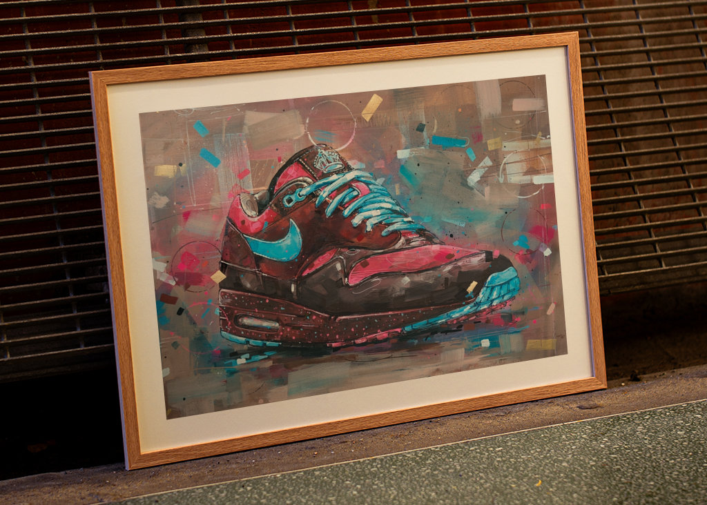 Air max 1 Parra Amsterdam art