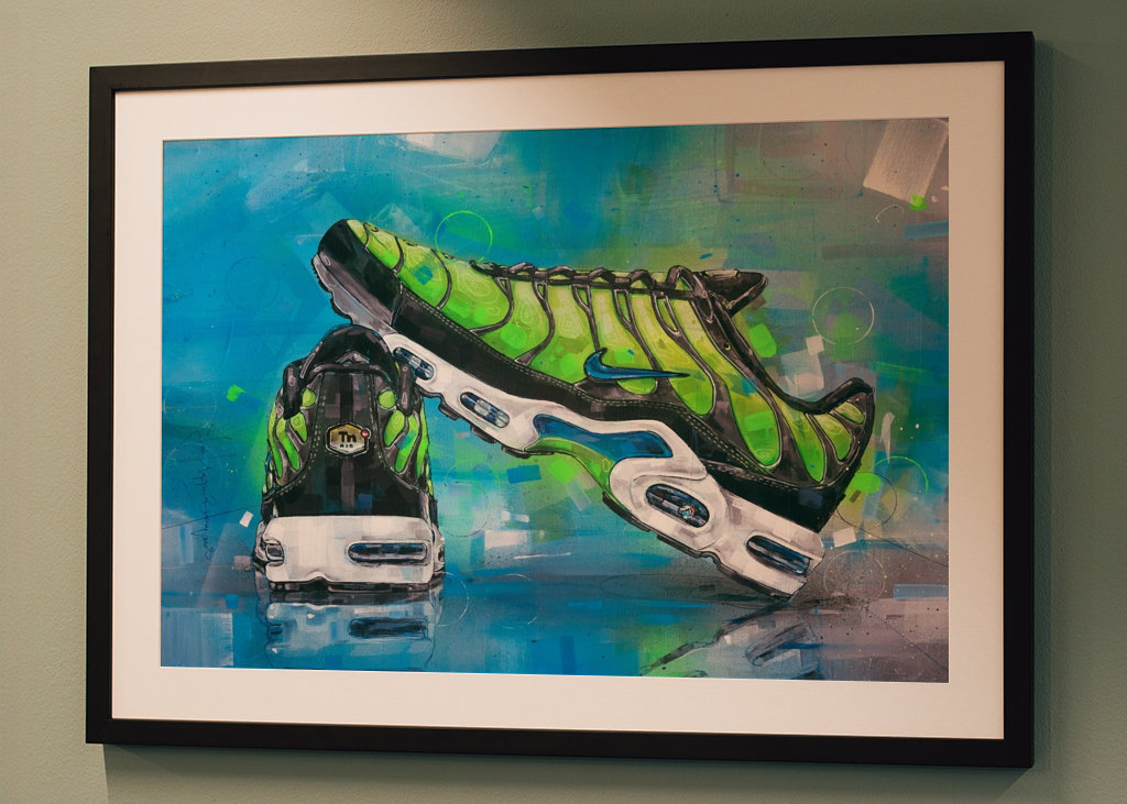 Nike Air max TN plus painting