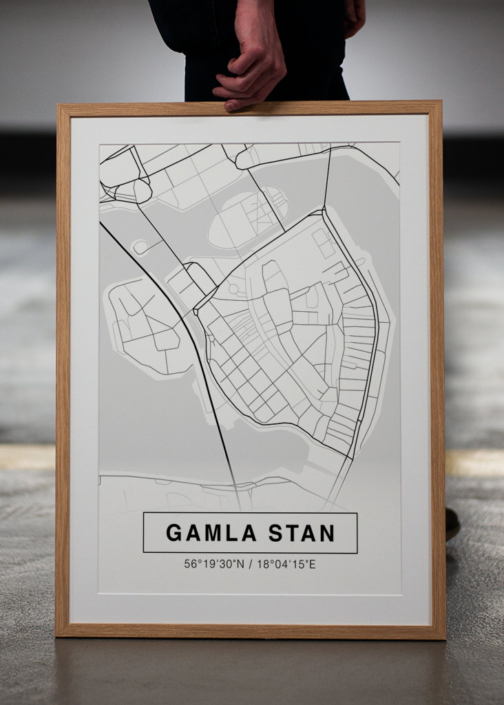 City map of Gamla Stan