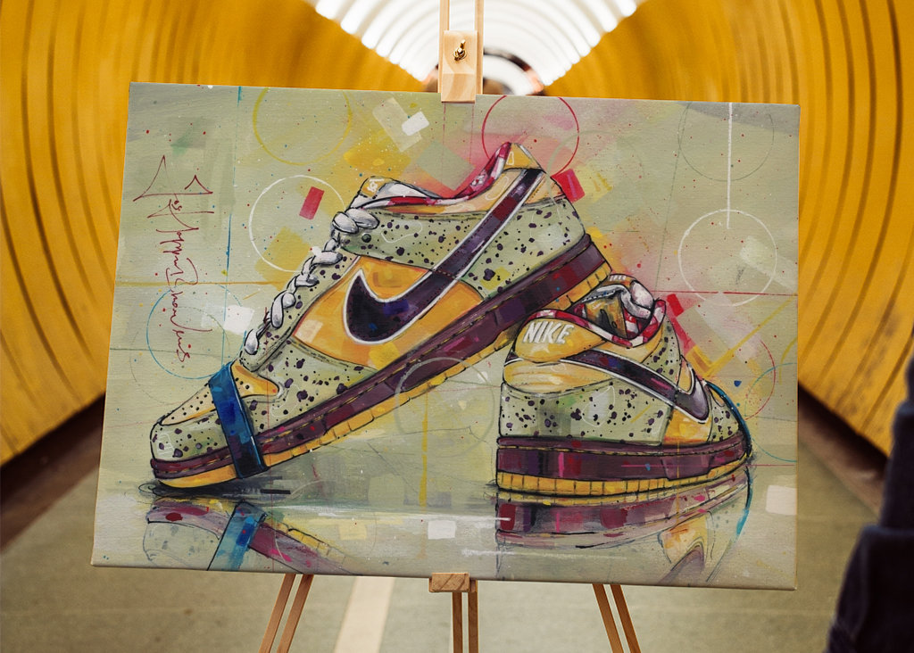 Dunk low Yellow Lobster art