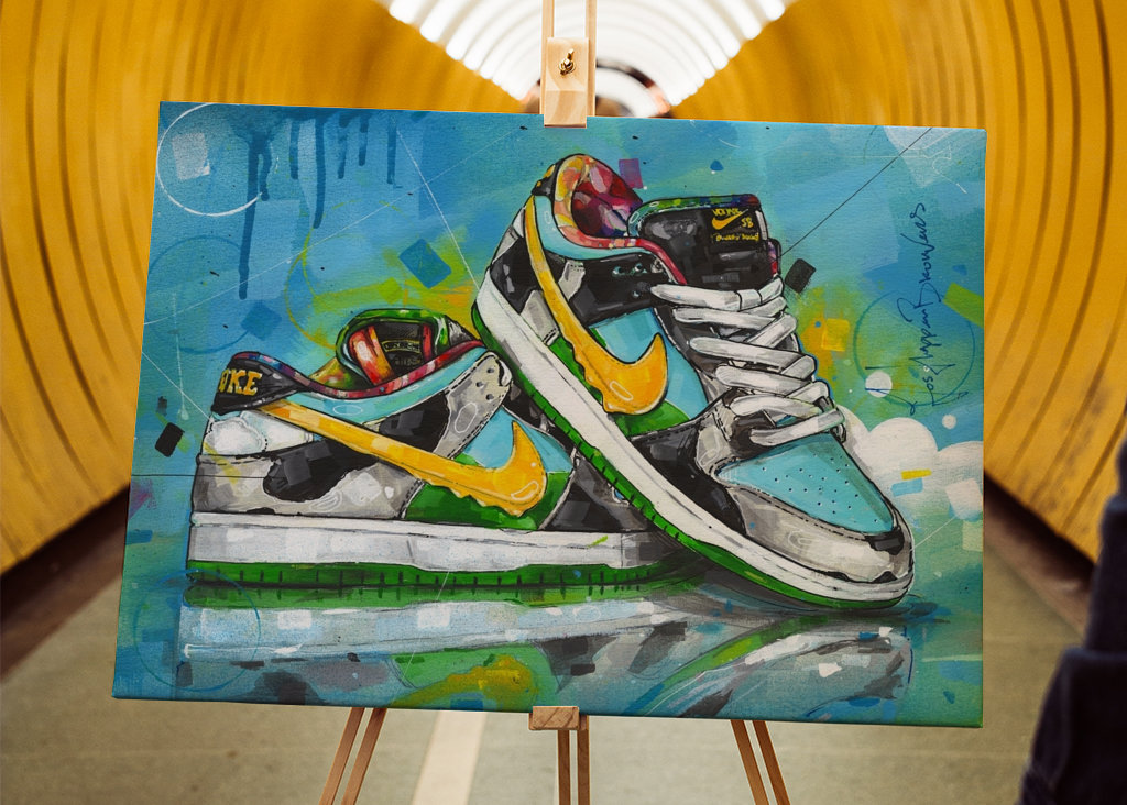 Pintura Nike Chunky Dunky.