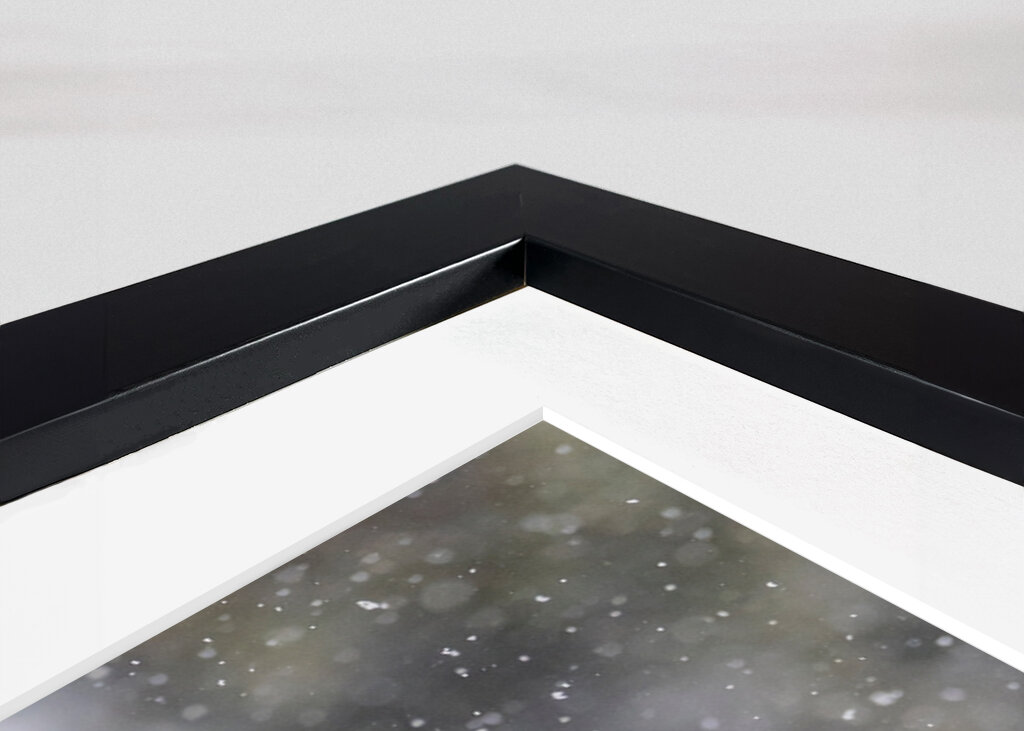 Dicker Schwanz bei Schneefall