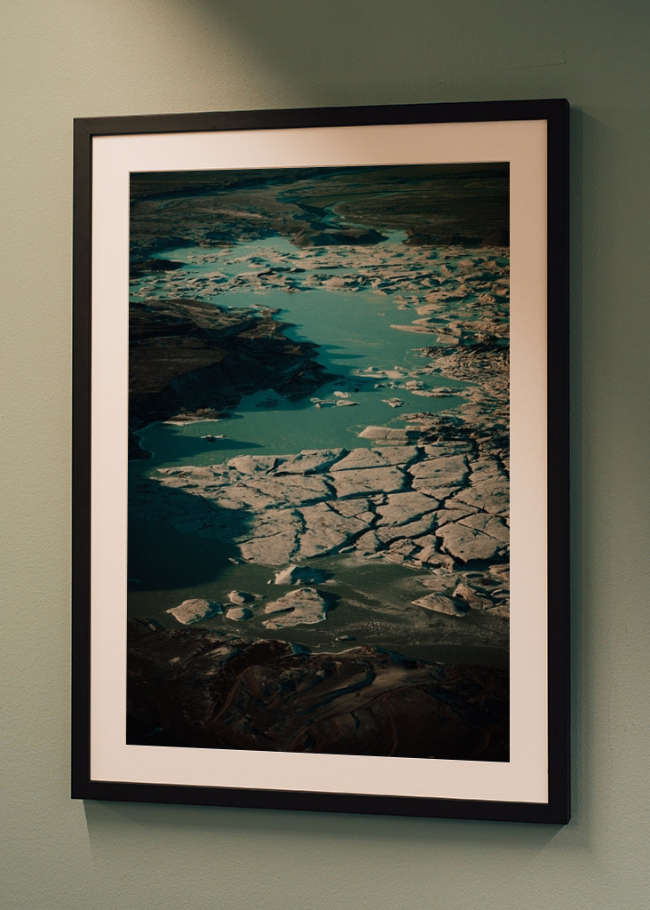 Schmelzender Gletscher