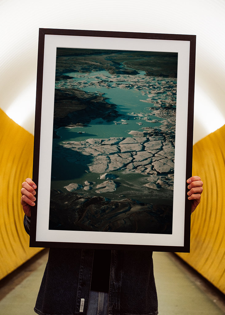 Schmelzender Gletscher