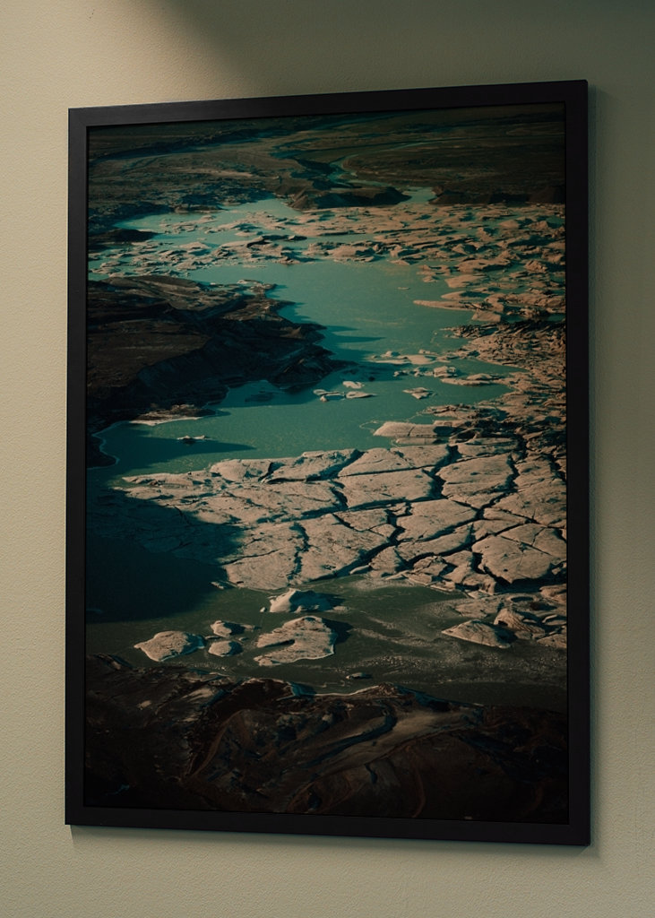 Schmelzender Gletscher