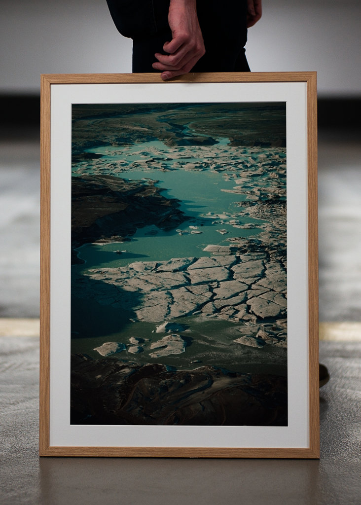 Schmelzender Gletscher