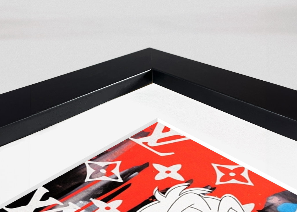 Pop Art Dagobert Duck Ferrari