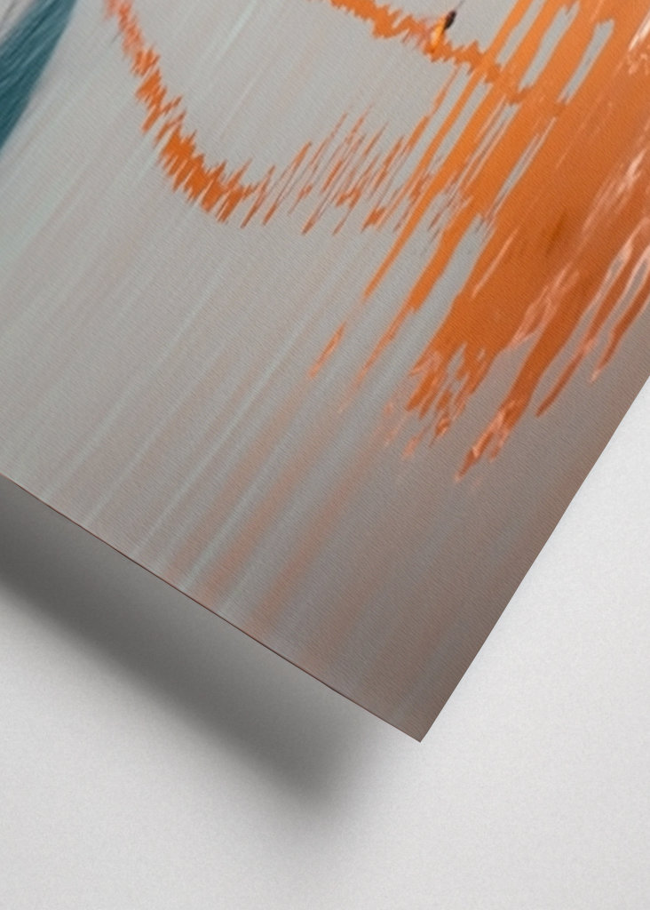 Flamingo in retro colors