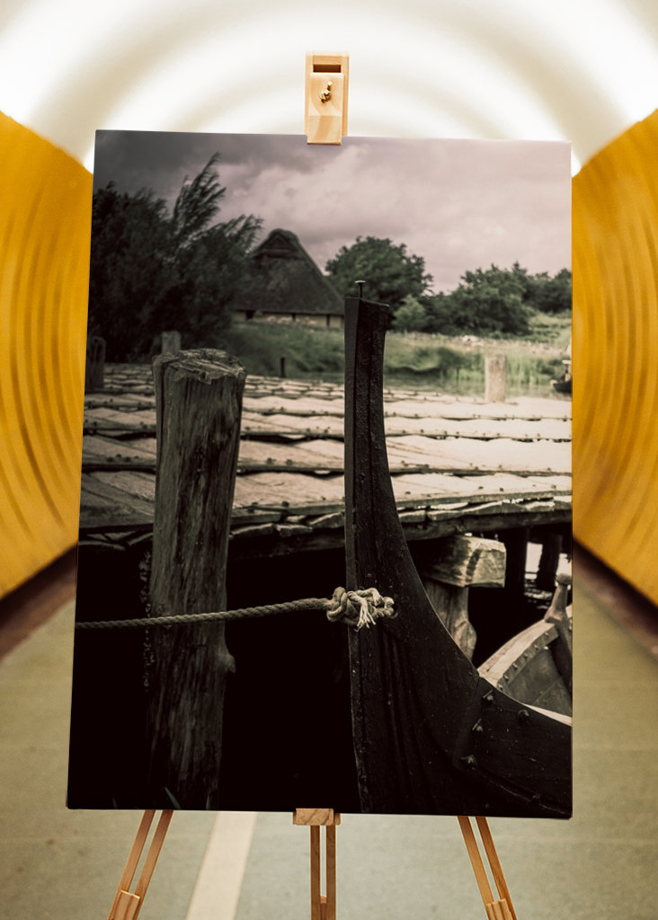 Vikingská loď v Dánsku