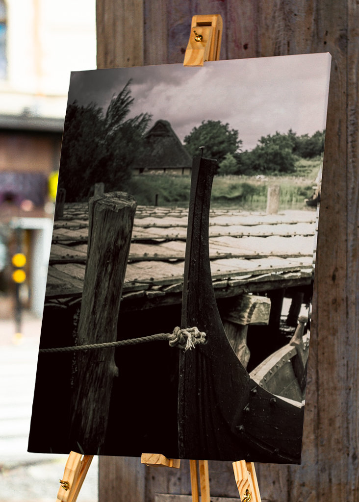 Vikingská loď v Dánsku