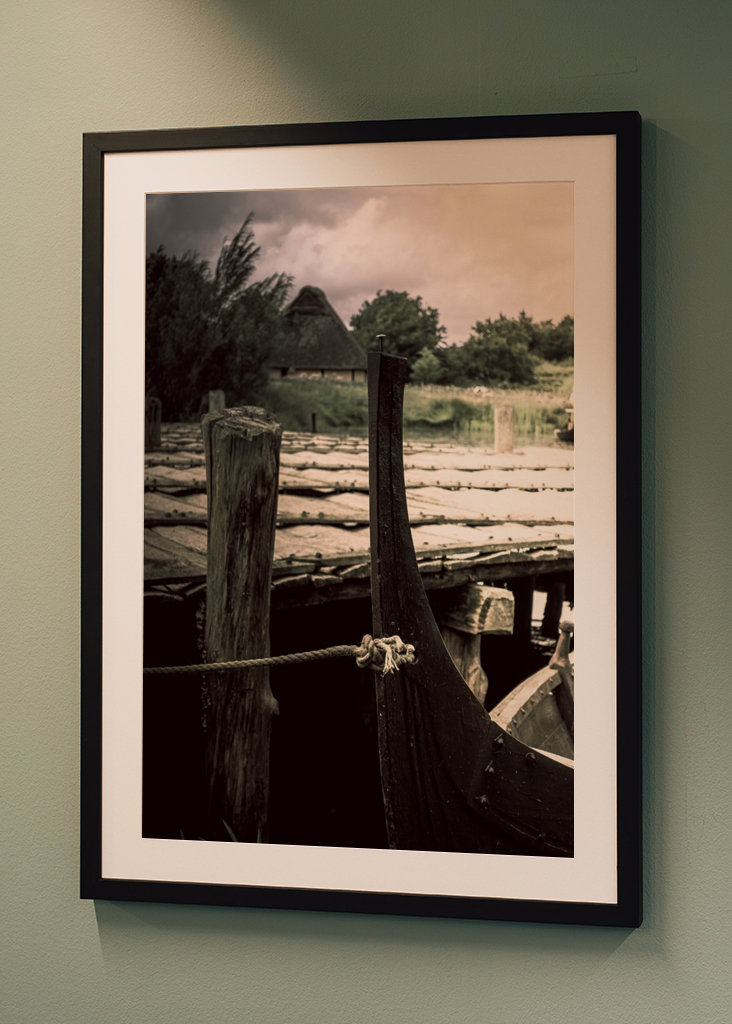 Vikingská loď v Dánsku