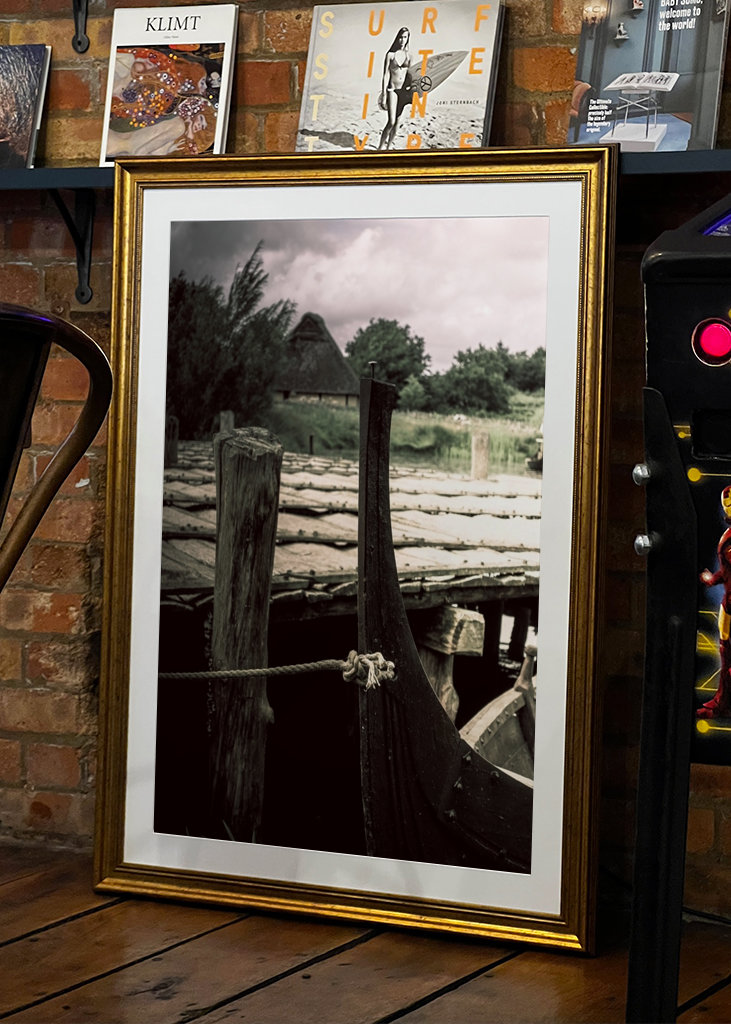 Vikingská loď v Dánsku