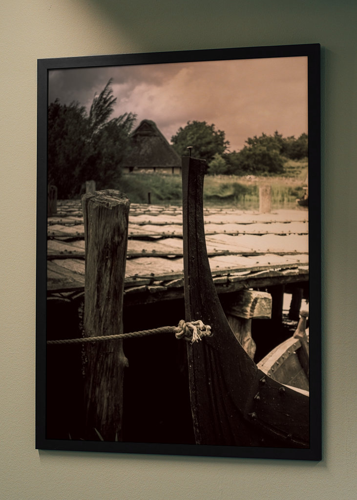 Vikingská loď v Dánsku