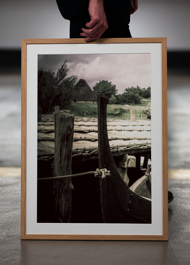 Vikingská loď v Dánsku