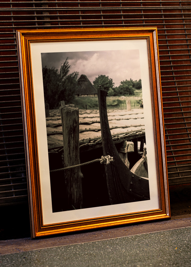 Vikingská loď v Dánsku