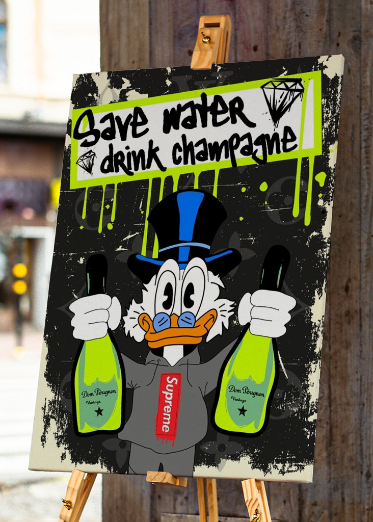 Spara vatten, drick champagne