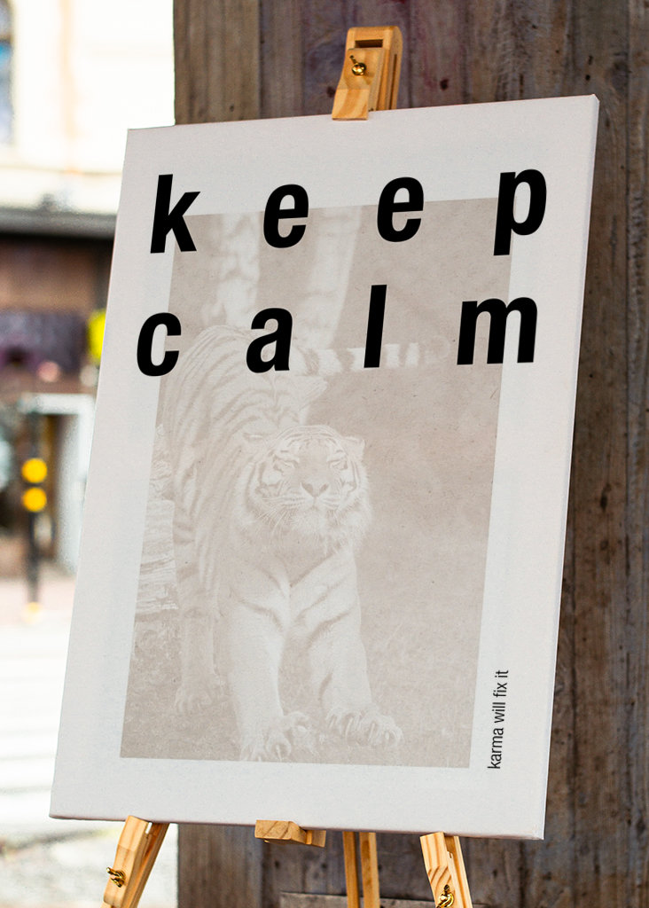 Text Art – keep calm