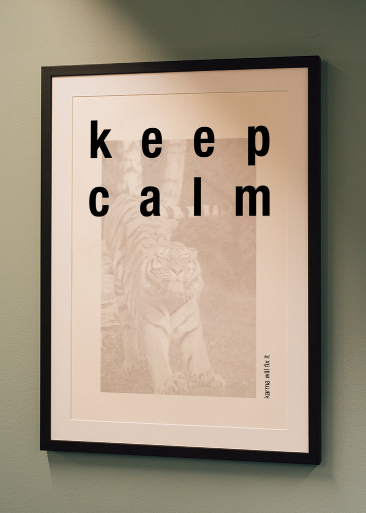 Text Art – keep calm