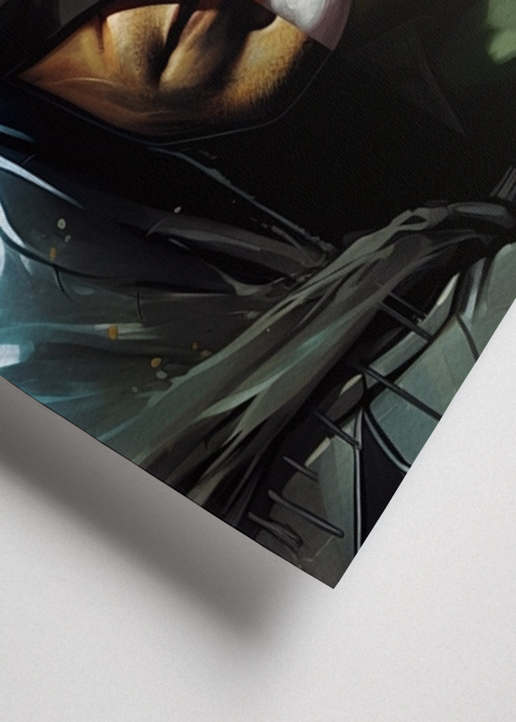 Retrato de Batman y Joker