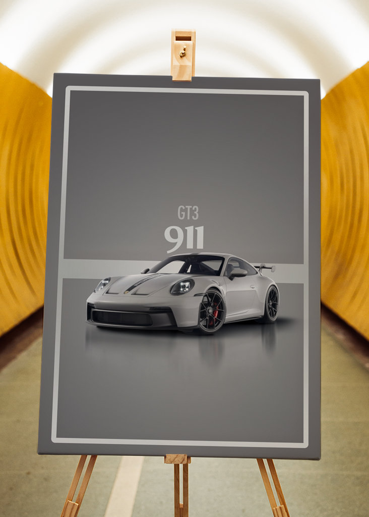Porsche 911 GT3 in Crayon