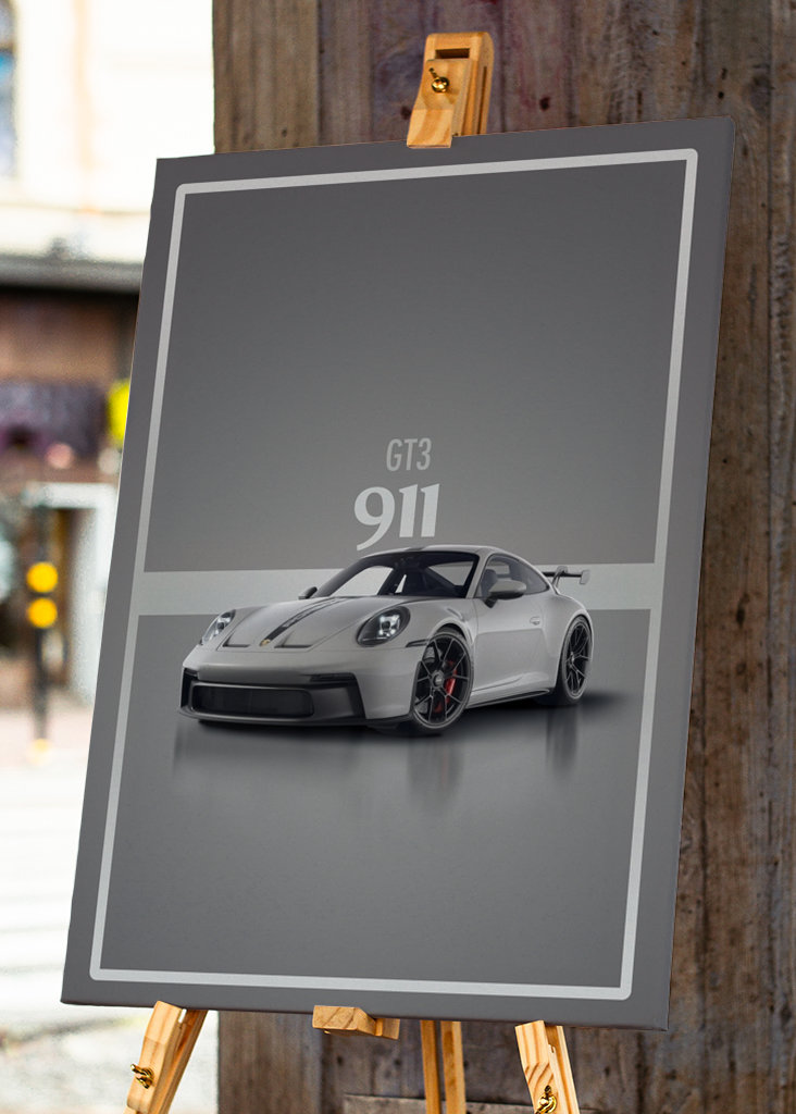 Porsche 911 GT3 in Crayon