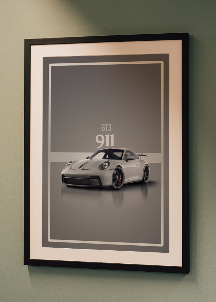 Porsche 911 GT3 in Crayon