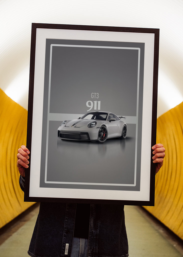 Porsche 911 GT3 in Crayon