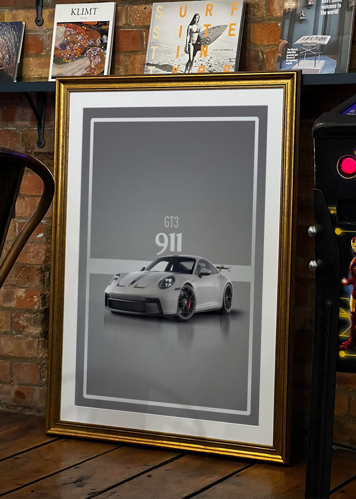 Porsche 911 GT3 in Crayon