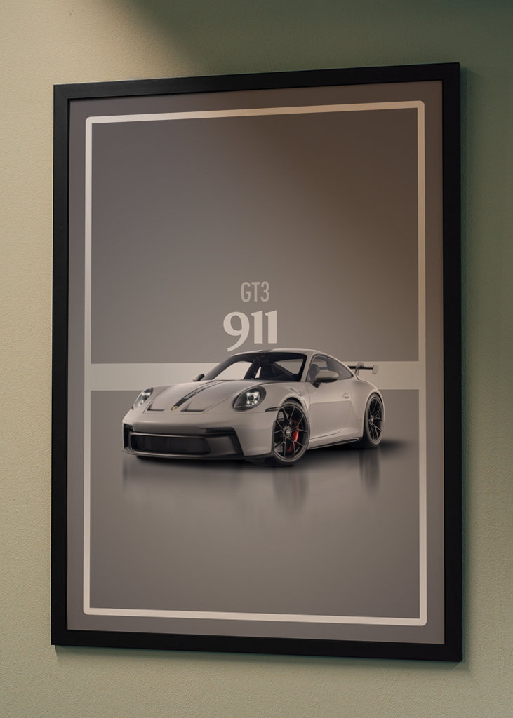 Porsche 911 GT3 in Crayon