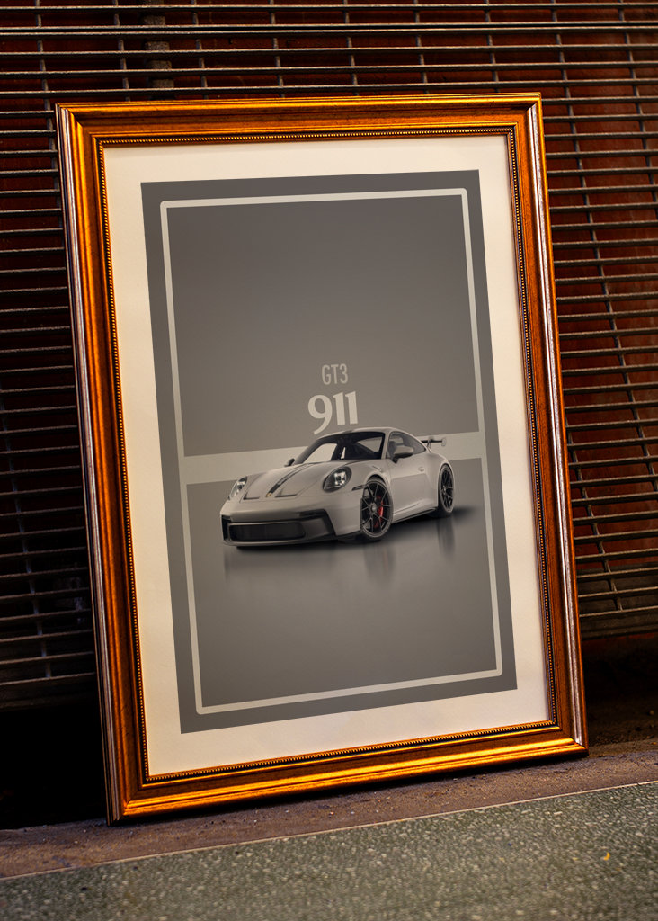 Porsche 911 GT3 in Crayon