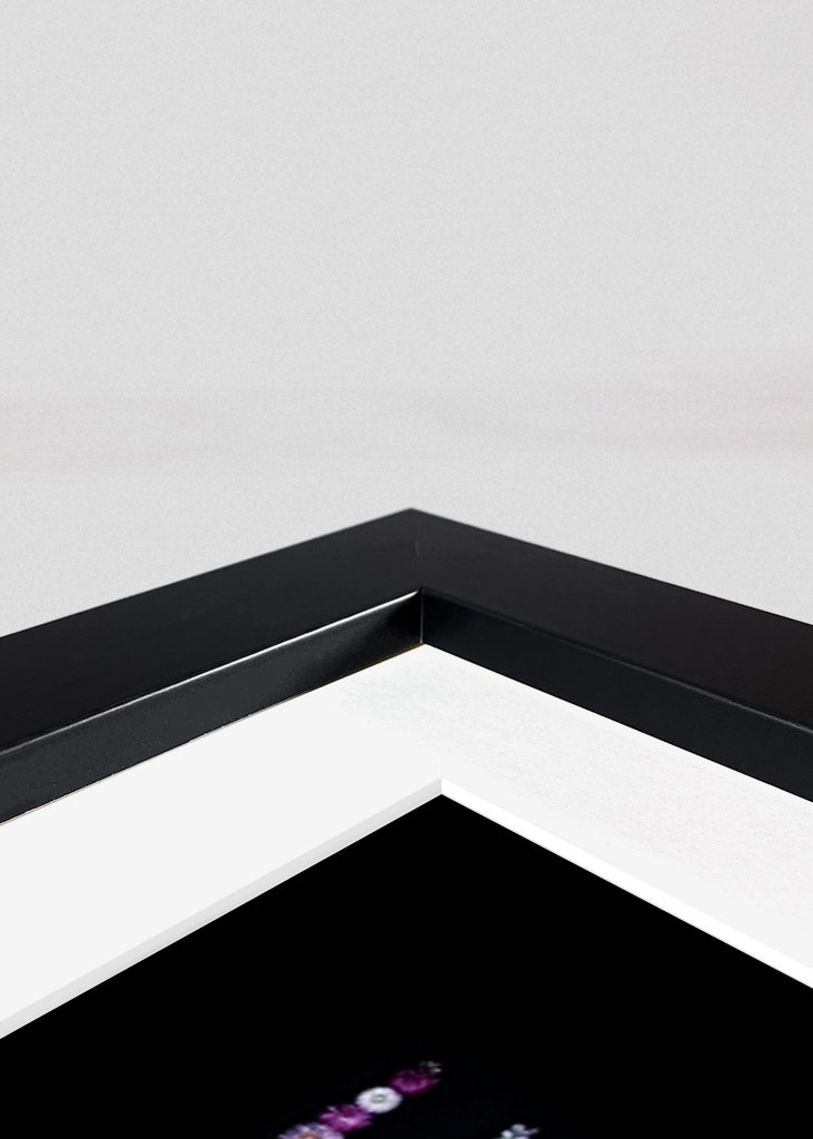 Alphabet created with flowers