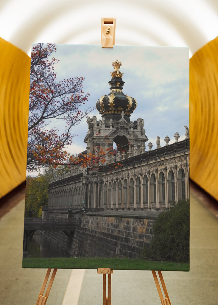 Zwinger Kronentor Dresden Tree