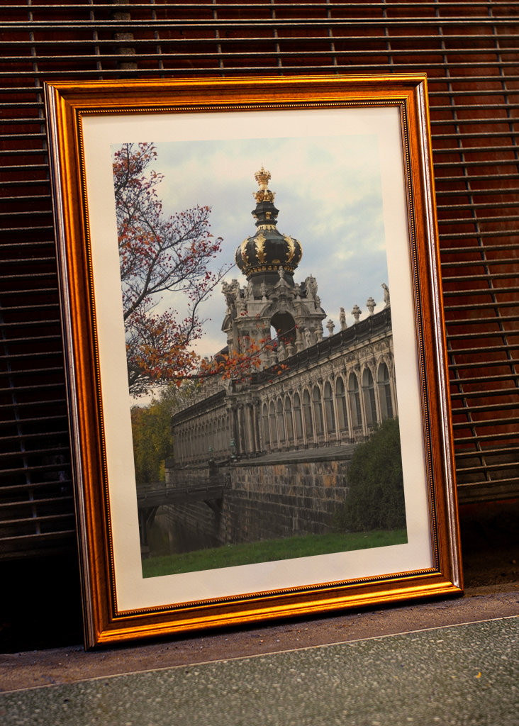 Zwinger Kronentor Dresden Tree