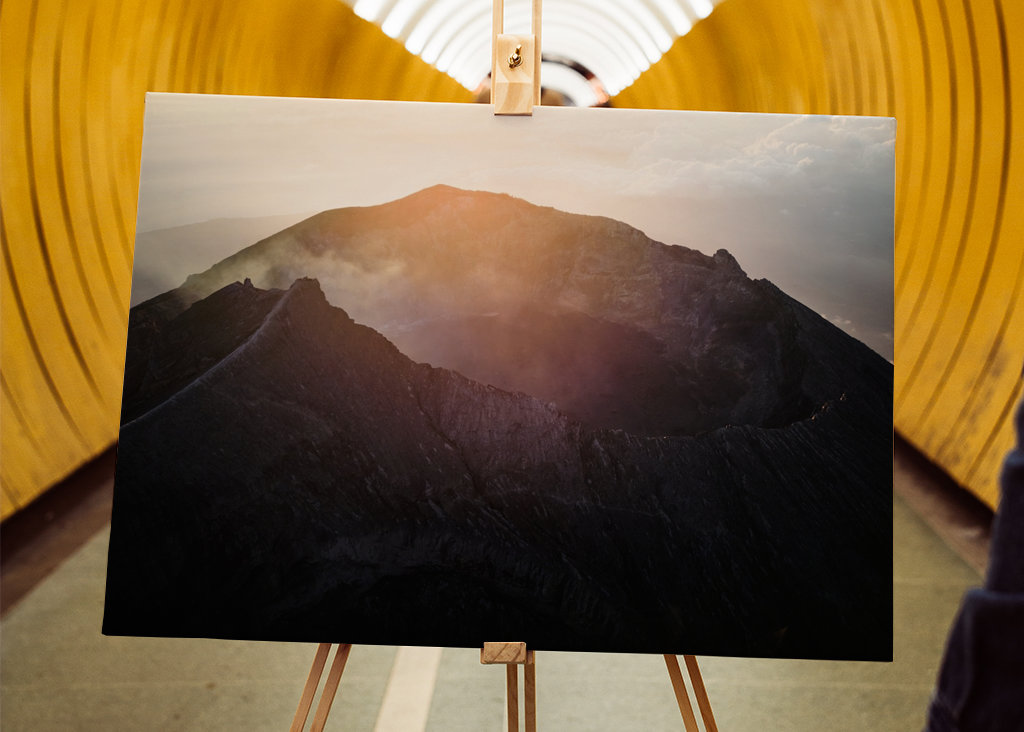 Mount Agung at sunrise