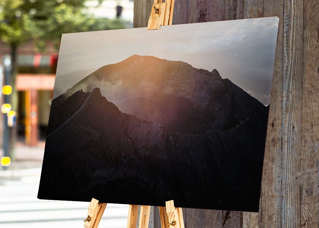 Mount Agung at sunrise