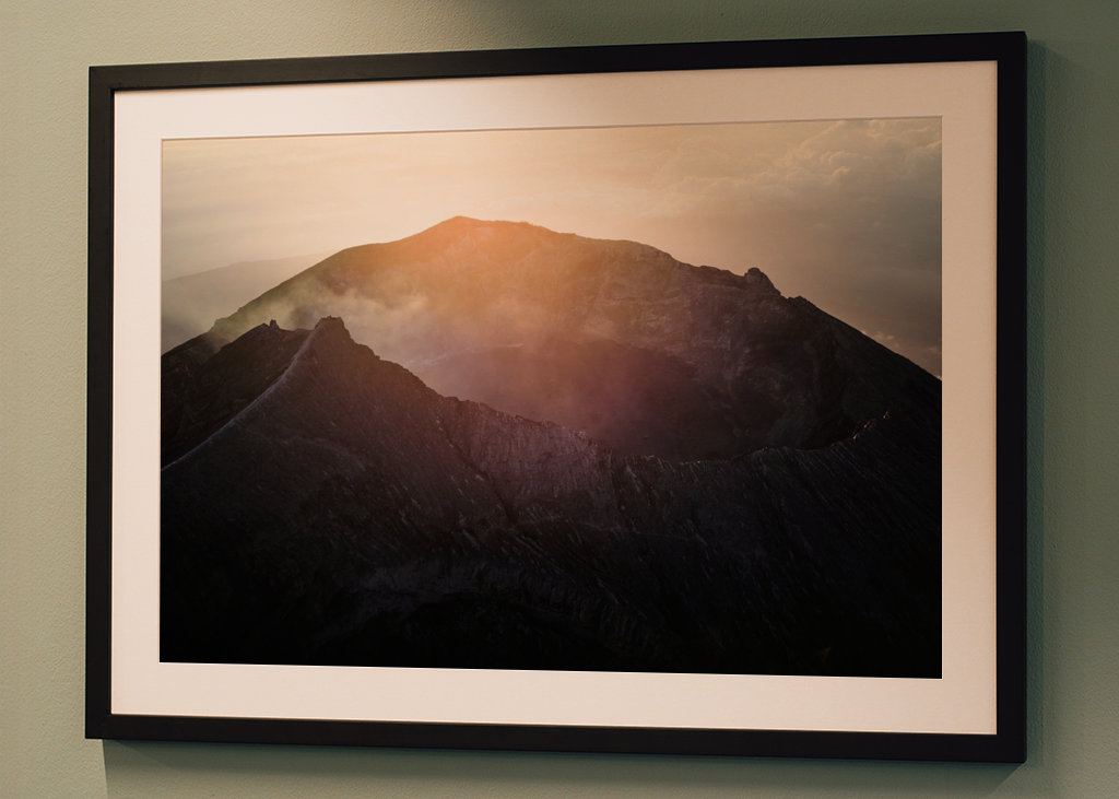 Mount Agung at sunrise