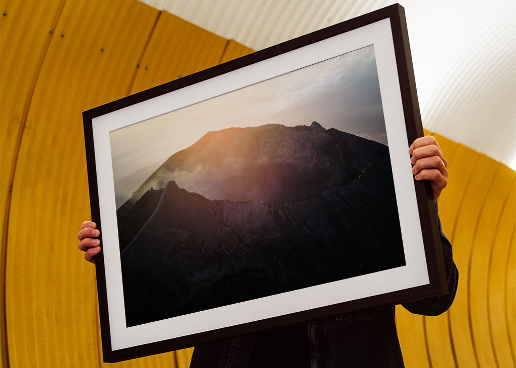 Mount Agung at sunrise