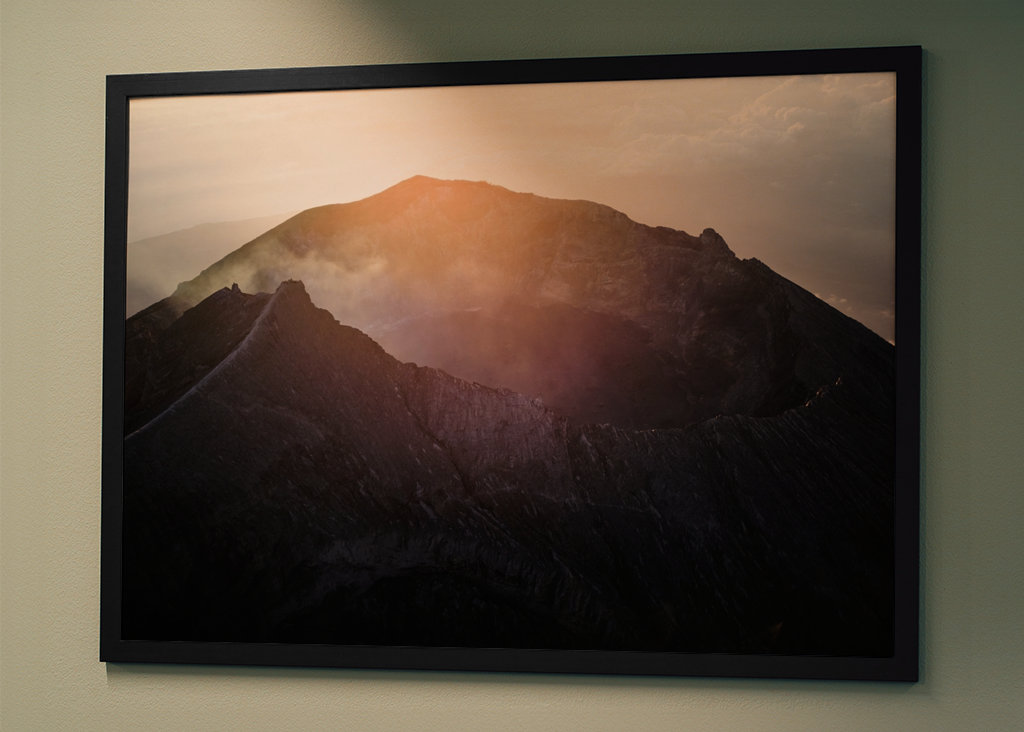 Mount Agung at sunrise