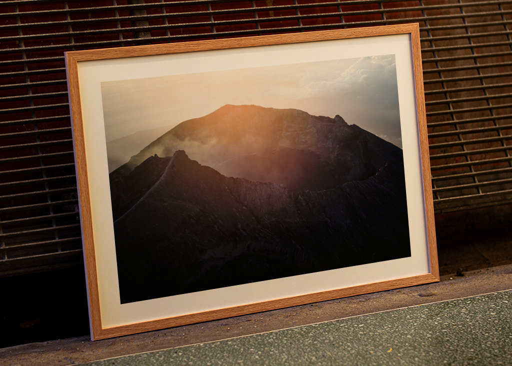 Mount Agung at sunrise