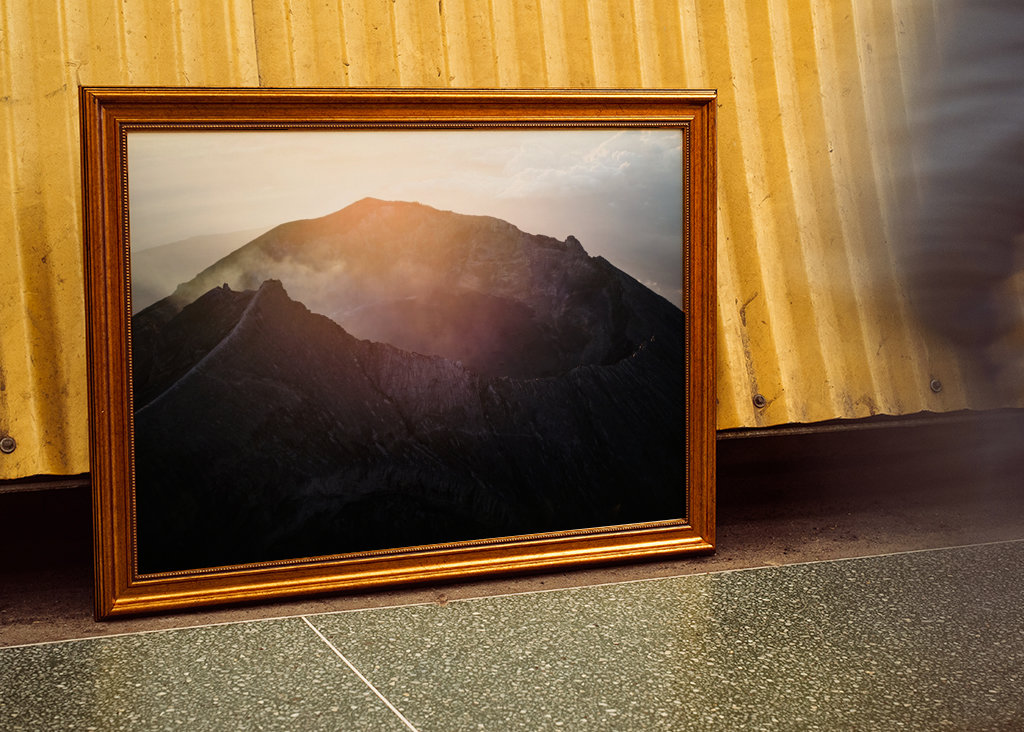 Mount Agung at sunrise