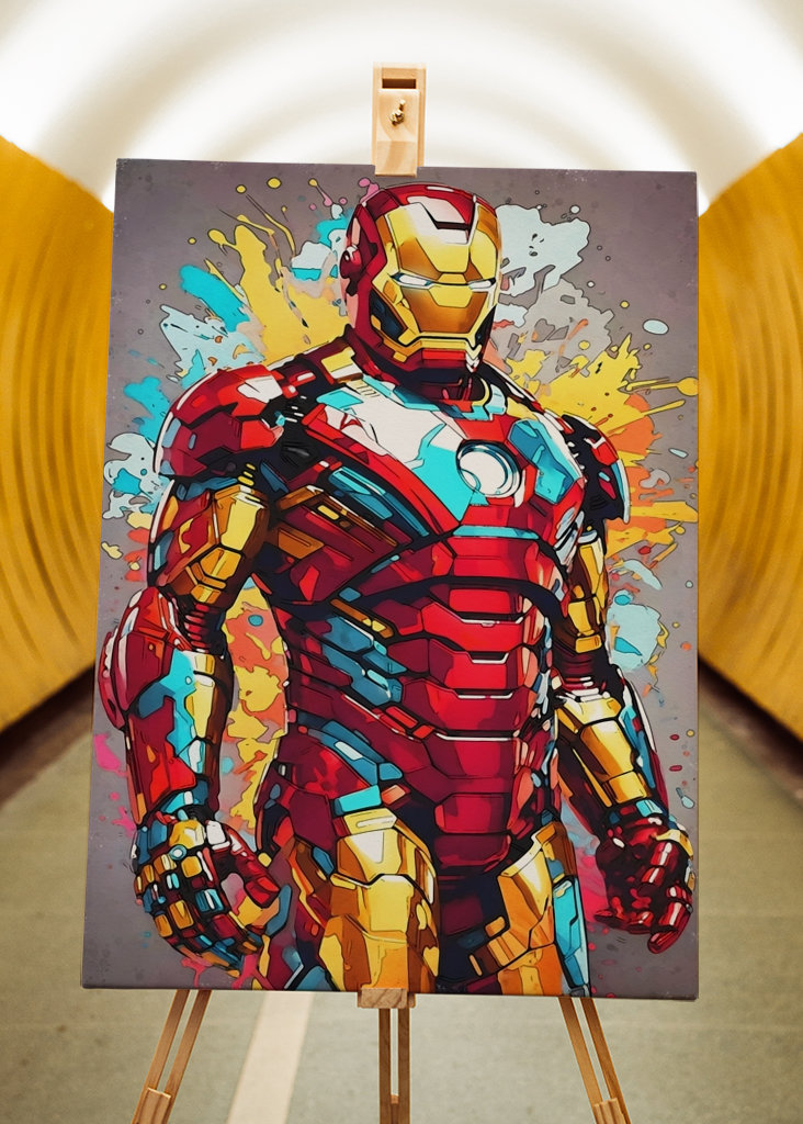 Iron Man Malování