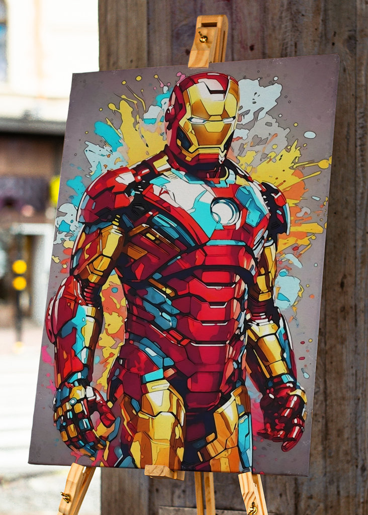 Iron Man Malování