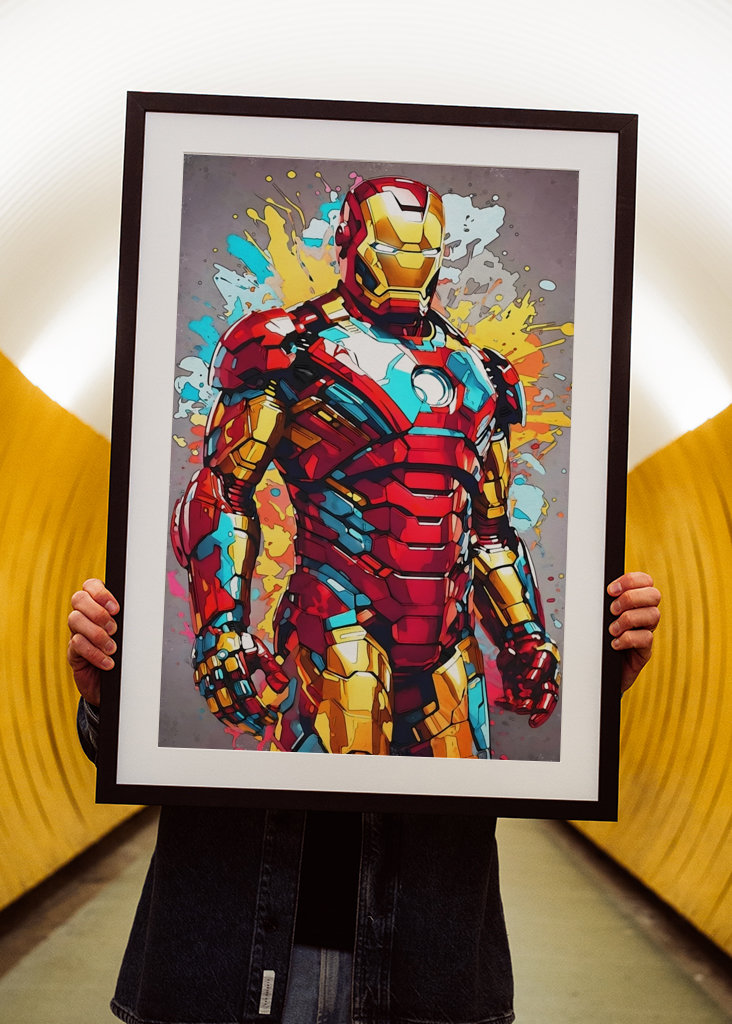 Iron Man Malování